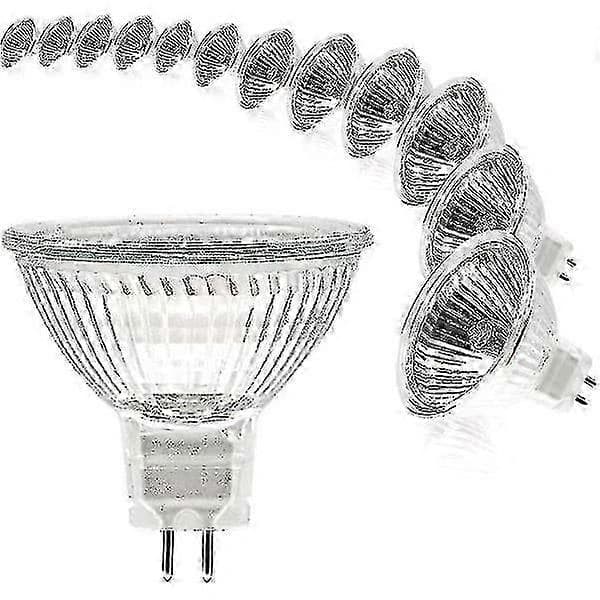 12-pack MR16 Halogen Bulb 12V 20W GU5.3 Dimmable 2700K Warm White