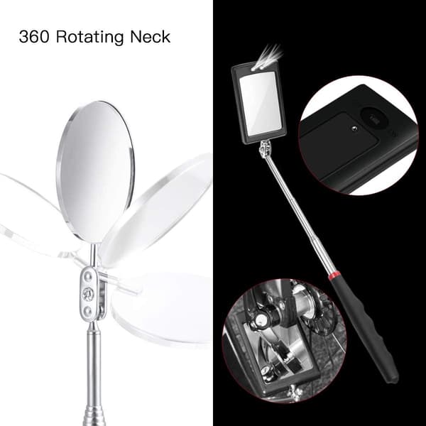5-pack magnetiska infällbara plockverktyg med LED-lampor