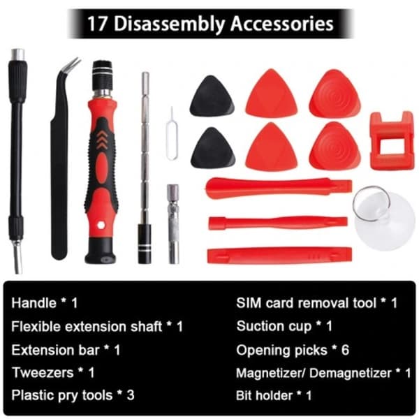 115-in-1 Magnetic Precision Screwdriver Bit Set for Computer and Phone Repair, Blue Blue