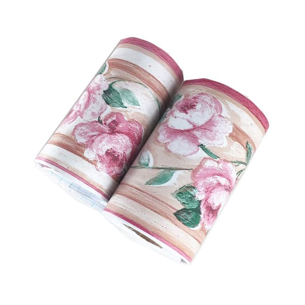 Tapetbord, selvklebende dekal, 10 cm x 10 meter (rosa)
