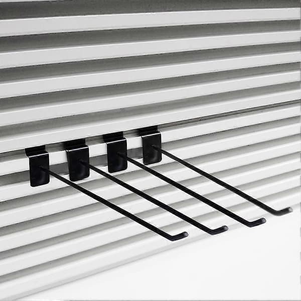 55 stk Hylde Slatwall Krog Butiksudstilling Garage Værksted Pegboard Holder Bøjle