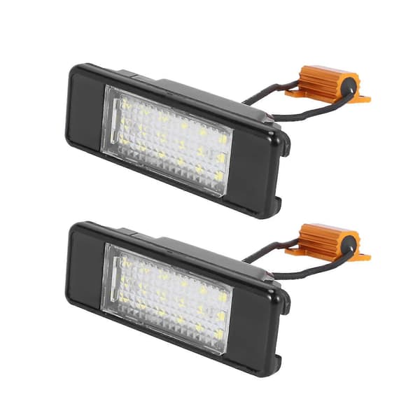 2 stk. LED-nummerpladelys kompatible med Sprinter(W906)(2006-2016)Vito(W639)(2003-2015)Viano(W639)(2