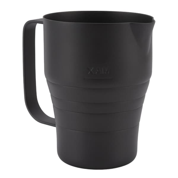 Mælkeskummer i rustfrit stål med tilspidset tud, tyk kaffelatte kop til hjemmecafé