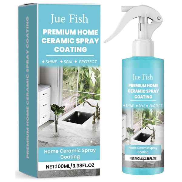 Home Ceramic Coating Spray Kit Seal and Protect Kitchen and Bathroom Surfaces for Home Kitchen Repels Fingerprints CJY 1 1