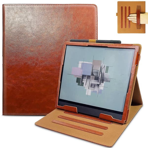 Etui til 10,3\" BOOX Note Air 3 C / Air 2 / Air 2 Plus Ink Tablet ePaper 360 graders roterbart stativcover