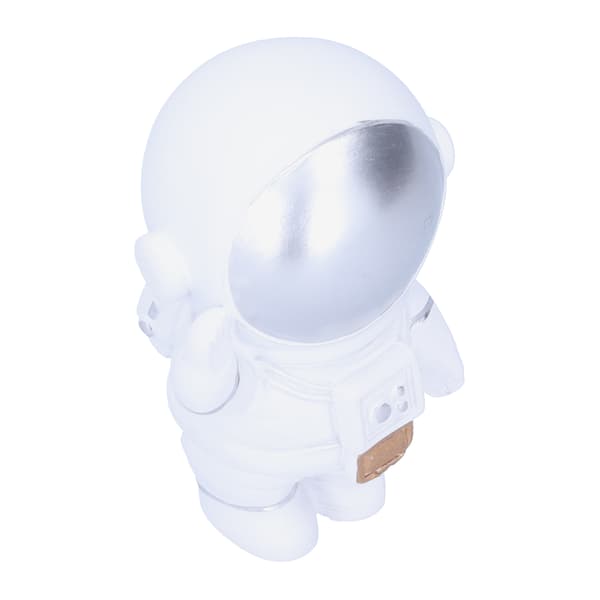 Astronaut Figurine Statue Spaceman Action Small Sculpture Birthday Gift Home Decor Silver