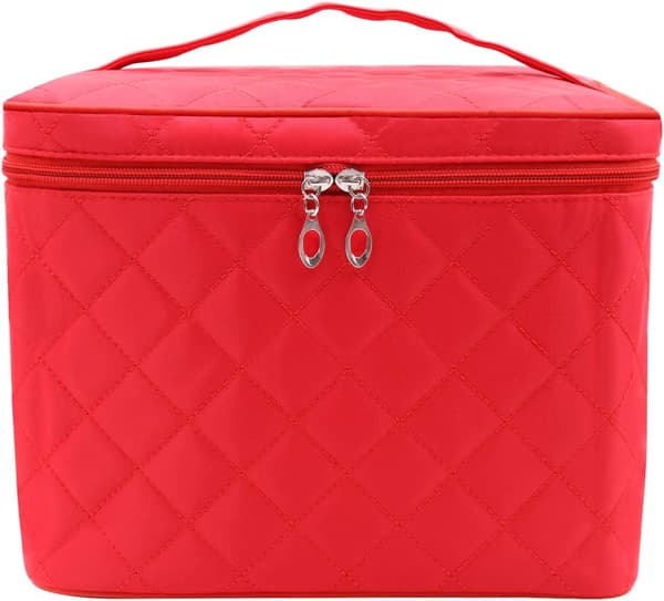 Makeuptaske, stor størrelse dametoilettaske, organiseringspose, Porta