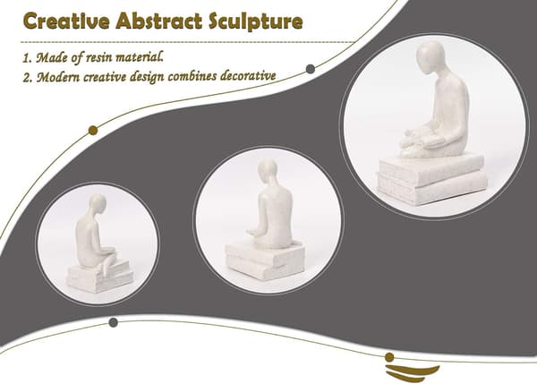 Abstract Sculpture Statues for Home Decor, Abstract Figure Statue