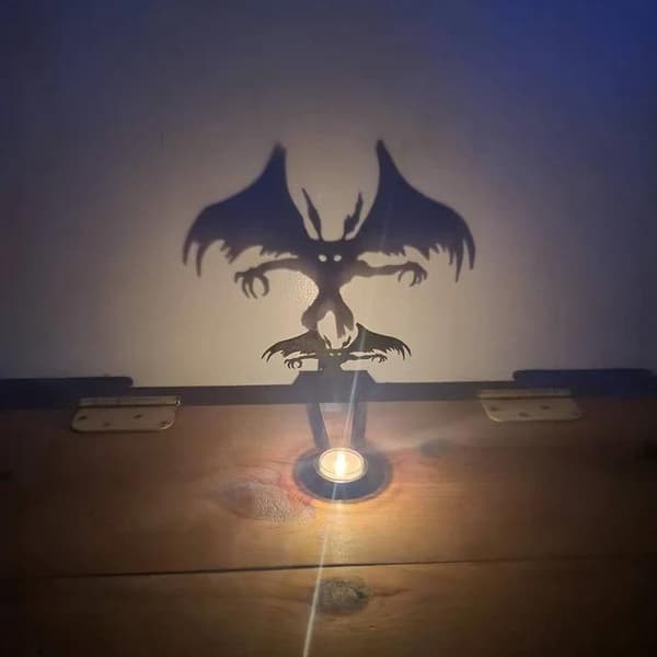 Hauska Halloween-kynttilänjalka puutarhapatsas kodinsisustus