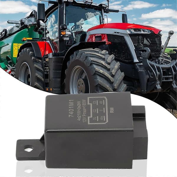 12V 21W 6-bens blinkrelæ traktor indikatorrelæ