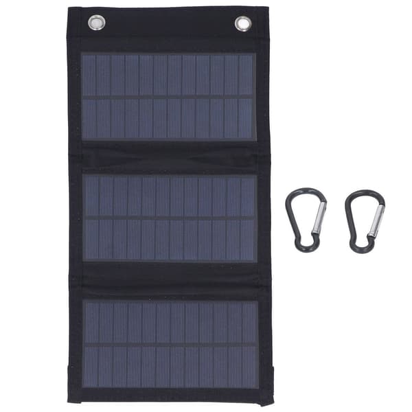 Sammenfoldeligt solcelleopladningspanel med USB-interface, 5V udgang KLB