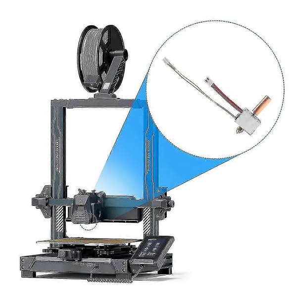 Profesjonelt Hotend-sett for Neptune 4/4pro 3D-skriver Bimetallisk Rør Varmeblokk Sett D Set D
