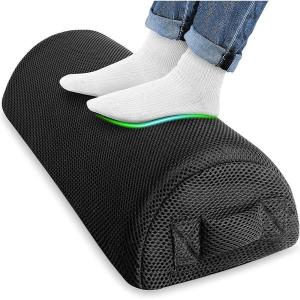 Under Desk Footrest, Ergonomic Stools with High-Density Footrest Cushion