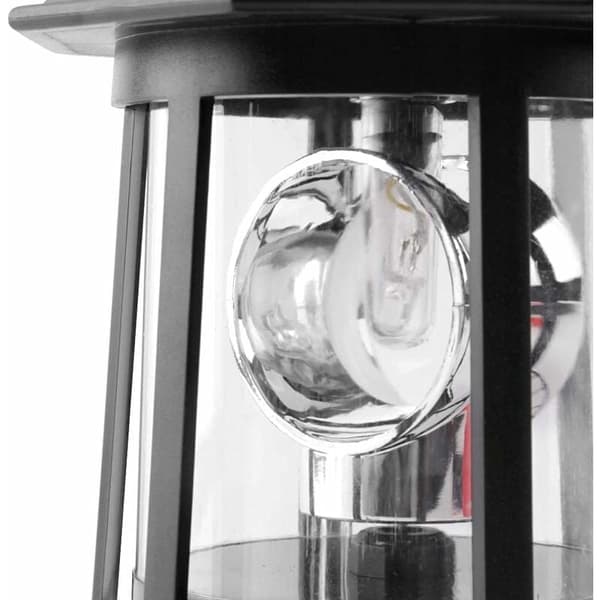 LED Solar Lighthouse Rotating Outdoor Garden Decoration Lantern for Pathway Patio Yard