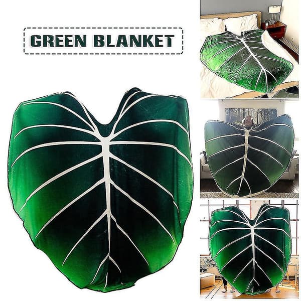 Luova Philodendron Gloriosum -designhuopa, simulaatiolehti, muhkea huopa