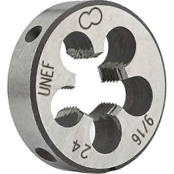 UNEF HSS 9/16-24 Die and Tap Set - UNEF 9/16-24 Machine Thread and Round Right Hand Thread