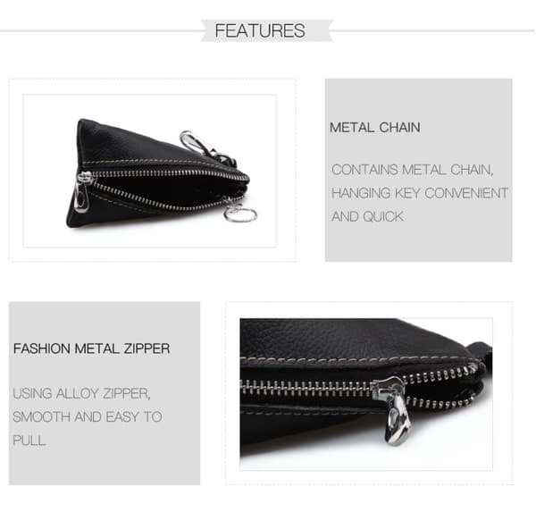 #Nøgletaske PU nøgleetui nøgletaske nøgleringe udvalg#
