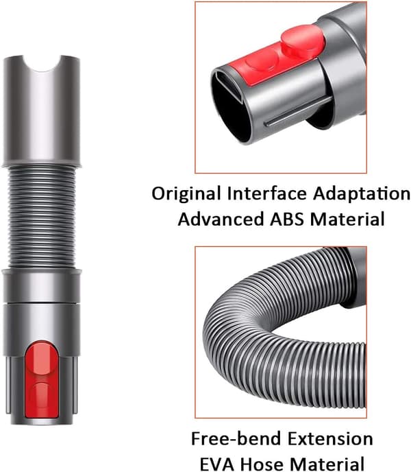 Expandable Flexible Hose for Dyson V7 V8 V10 SV10 SV11 Series, Dy