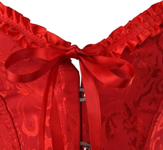 Kvinners Snøring Bak Elegant Blomstret Korsett for Kvinner Undertøy Bustier