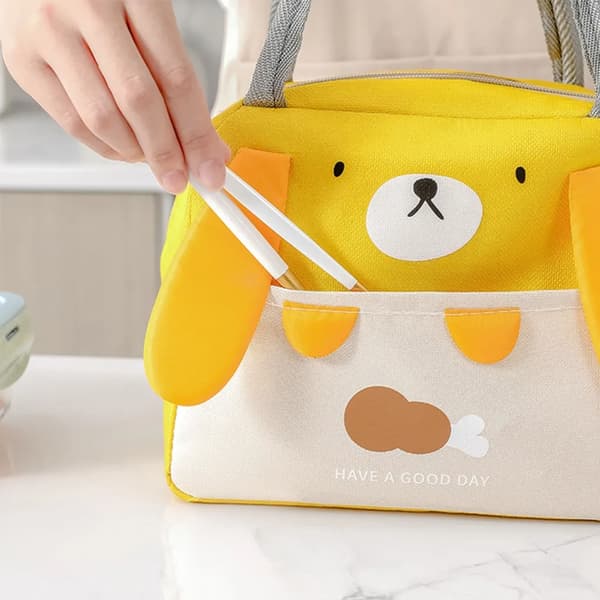Kjølebag, lunsjbag, piknikbag, termisk bag, vanntett lunsjbag for kvinner, voksne, studenter og barn, rosa