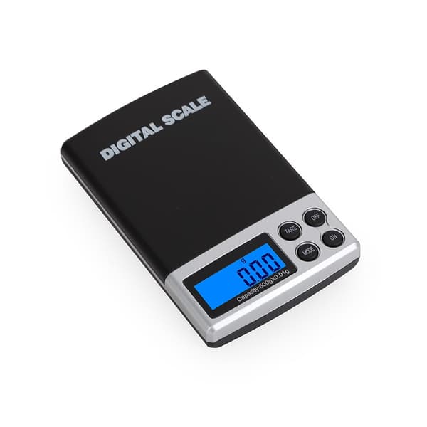 Portable Electronic Pocket Scale - Digital Milligram Scale with High Precision for Jewelry, Kitchen, and Home Use 500g/0.01g