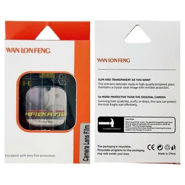 Camera Protector for Samsung Galaxy S23 Ultra, Full Coverage, HD Clear Lens Film with Cleaning Cloth