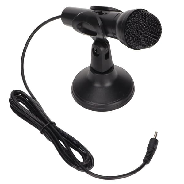 Kablet, støyreduserende 3,5-kanals karaokemikrofon KLB
