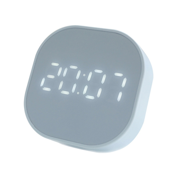 Magnetic Shower Wall Clock with Temperature Display and Touch Screen