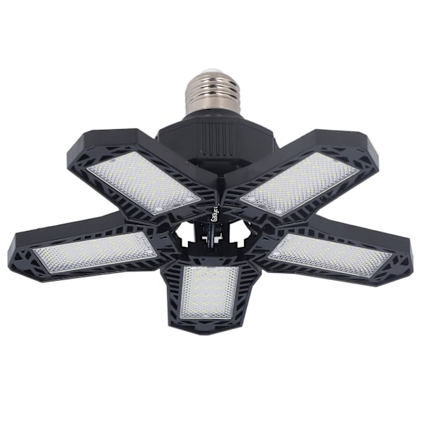 LED Garage Light Foldable Garage Ceiling Light E27 20W 1500LM 5 Blade Warehouse Workshop Lamp 85-265V