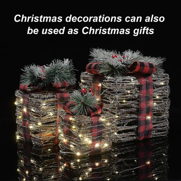 Christmas Gift Box Window and Yard Decoration Props