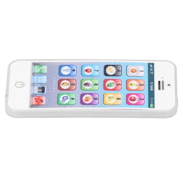Russian Kids Learning Machine Music Simulation Mobile Phone Educational Toy Children Gift Russian White