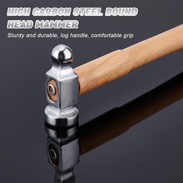 Forging Hammer for Jewelry Making with Comfortable Wooden Handle