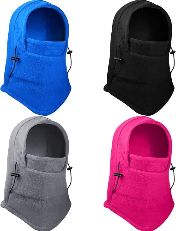 4-delad set med barnens vintervindjacka unisex barnens förtjockade varma ullskidmask