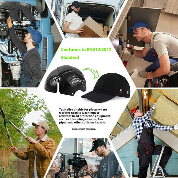 Pustende Hjelminnlegg Beskyttelseshjelminnlegg Hodebeskyttelse Baseballcap-innlegg For Utendørssport Lys Grå Light Grey