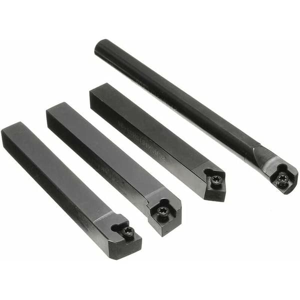 4 pcs Indexable Lathe Holder + CCMT09T304 Carbide Inserts + T15 Wrench