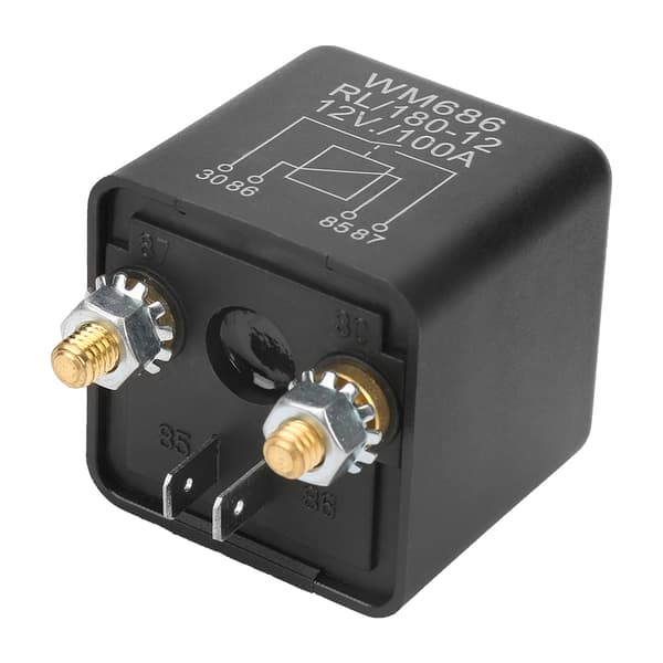 WM686 100A Normalt åbent kraftigt bilstartrelæ til styring af batteri ON/OFF RL/180 DC 12V