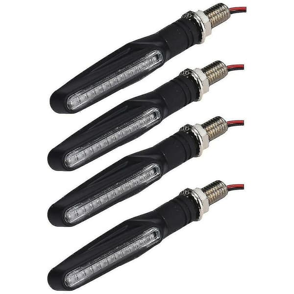 4 stk motorcykel 12 LED blinklys gult
