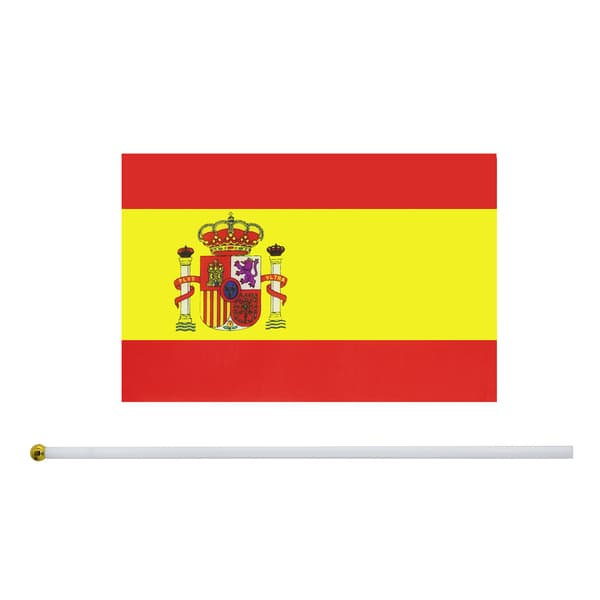 25-pak håndholdte små mini-flag Spanien Spain