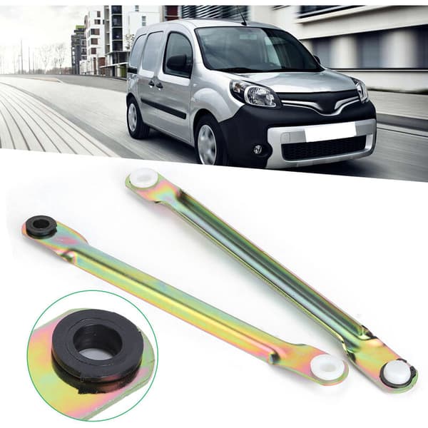 2 stk. viskerarmsæt til viskermotor, forrudeviskerarm, passer til RENAULT KANGOO 2008-2019