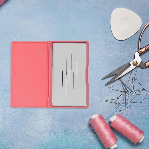 Magnetic Needle Storage Box Sewing Needle Storage Case Pink Pink
