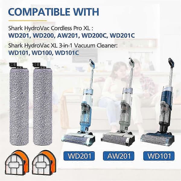 Reservedele til Shark Hydrovac WD101 WD201 WD100 WD200 AW201