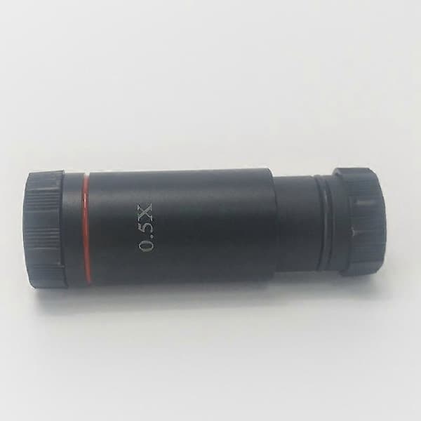 0.5X C-Mount Mikroskopadapter 23.2mm Elektronisk Okular Reduktionslins 0.5X Mikroskop Relä Lins