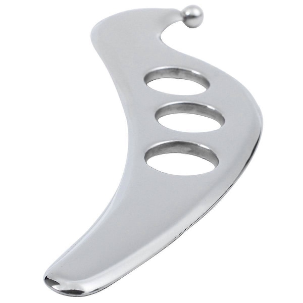 Gua Sha Guasha Plade Massager Værktøj i Rustfrit Stål Skrabende Fysioterapi Løs Muskel Meridian Massage Maskine SPA Board Værktøj