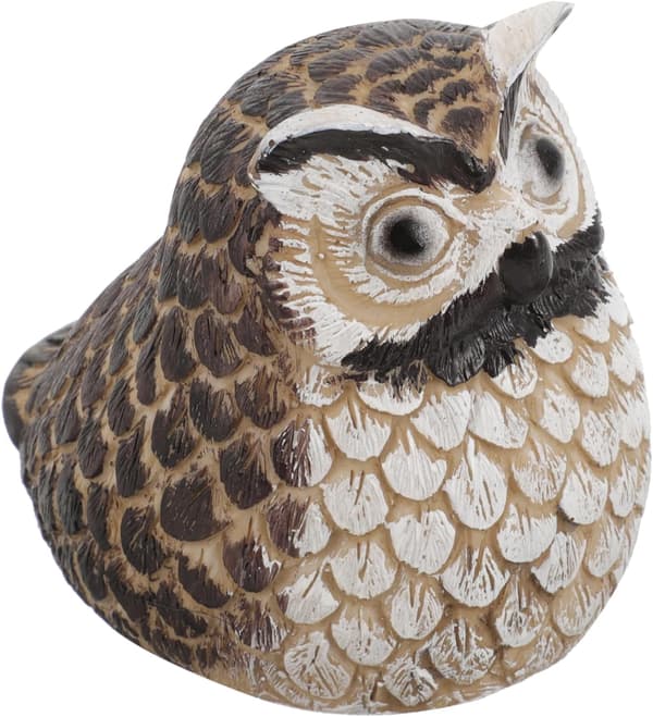 Owl Outdoor Key Hider Garden Key Storage Box Realistic Design Key Storage Holder
