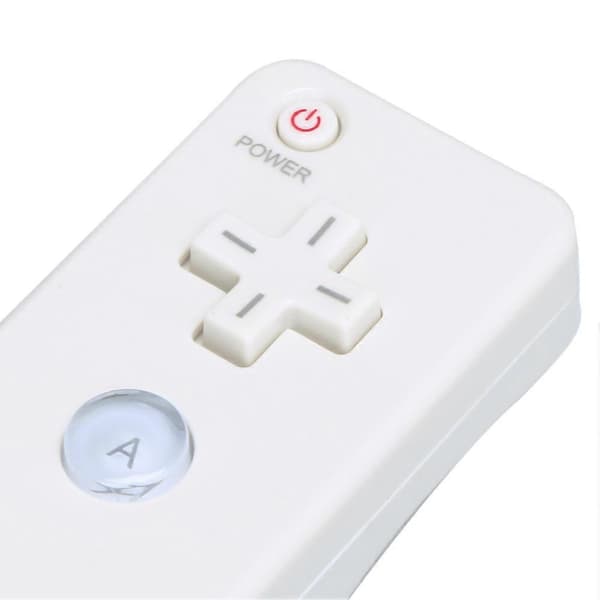 Fjernkontroll Motion Videospillfjernkontroll for Wii / Wii U Videospillkontroller Gamepad Erstatning_Kvalitetsgaver Hvit White