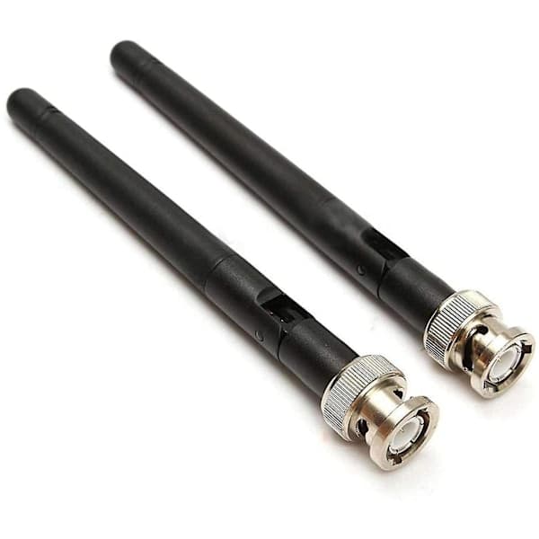 2 UHF Antennas with BNC Connector Compatible with Sennheiser EW100 EW300 EW500 G3