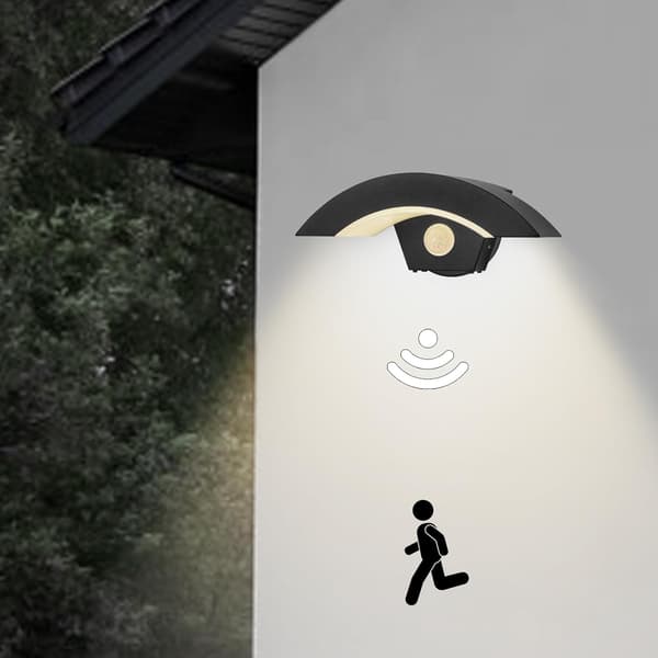18w LED Outdoor Lamp with Motion Sensor Outdoor Wall Lamp