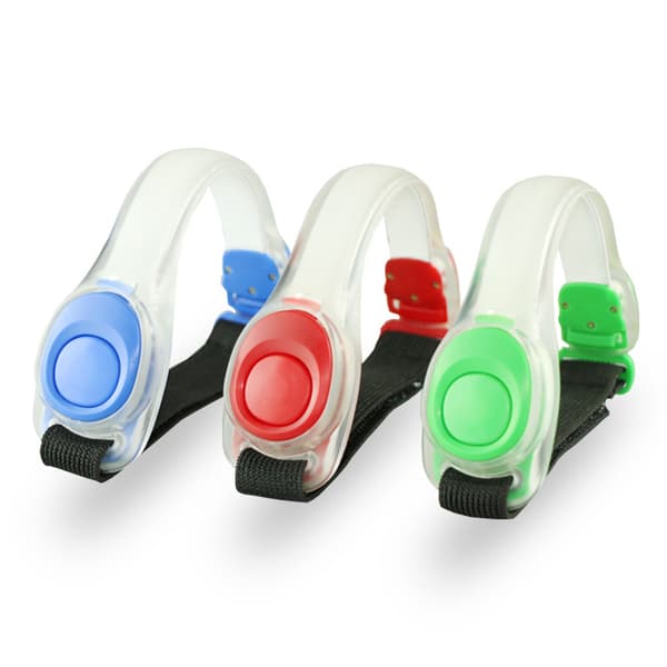 (2 st Grön) LED-Armband Säkerhetsbälte Nattlöpning Cykel