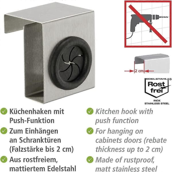 Tryck Køkkenkrog, Rustfrit Stål