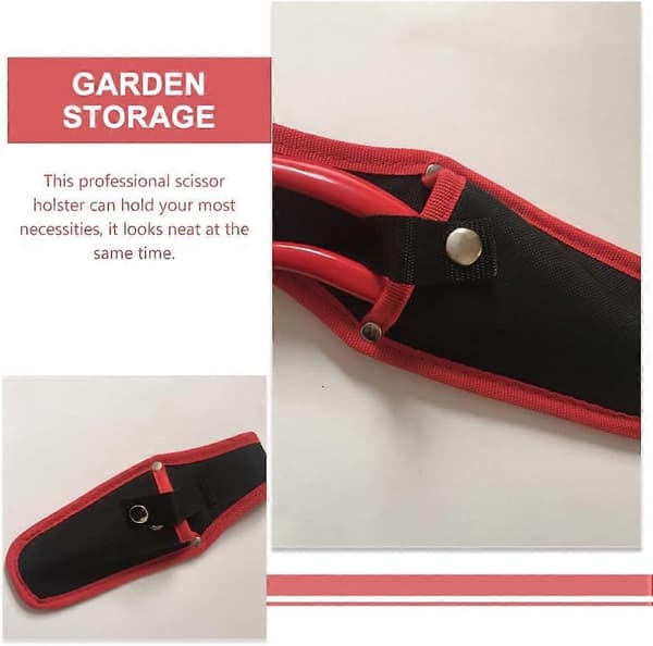 Pruner Holster Plier Pocket Plier Holder for Belt Canvas Garden Tool Pouch Protective Case Clipping Tool Guard Scissor Sheath